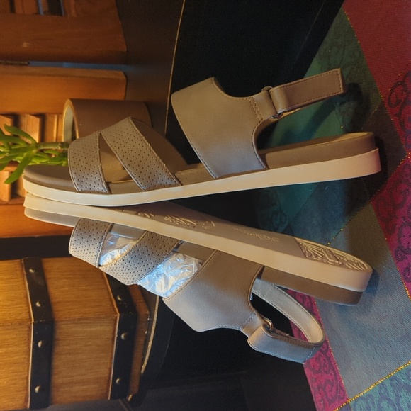 Life Stride Ashley 2 slingback strappy sandals Grey Women's size 8 M NEW NWB - Picture 6 of 11